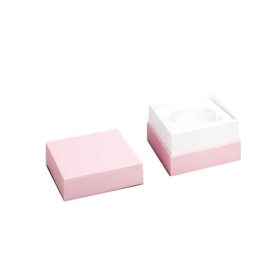 China Recycled Materials Custom Printed Low MOQ Paper Luxury Candle Packaging Boxes Colored for sale