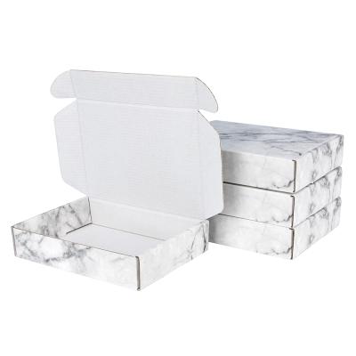 China Recycled Materials Custom Printed Foldable Storage White Paper Packaging Box For Fabric for sale