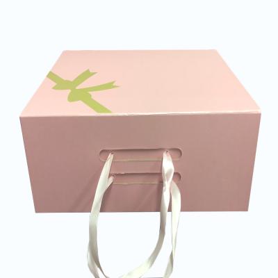 China Factory Wholesale Colorful Corrugated Folding Gift Box High Quality And Low Price Recycled Materials Packaging Paper Boxes for sale