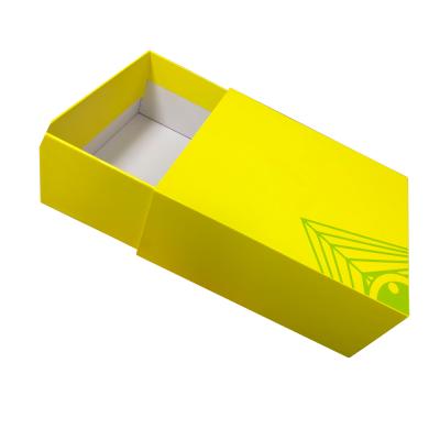 China Modern Custom Colored Drawer Gift Recycled Packaging Paper Materials Cardboard Packaging Chocolate Recycled Paper Box for sale