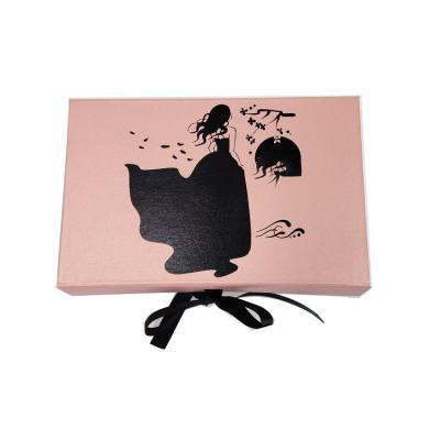 China Recycled Luxury Custom Materials Logo Printed Wig Packaging Box Hair Packaging Box for sale