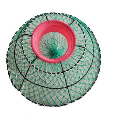 China Professional Wire Mesh Fishing Trap Non-Folable Horseshoe Crab Round Pot for sale