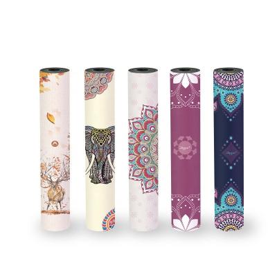 China Yoga Fashion Printed Microfiber Anti Slip Towel Comfortable Yoga Mat Custom Transfer Printing for sale