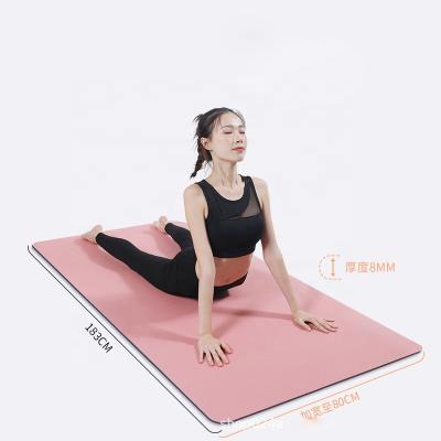 China Non Slip Two Color Yoga Mat Customized Tasteless Non-slip Tasteless Thickened Yoga Tape YOGA YOGA for sale