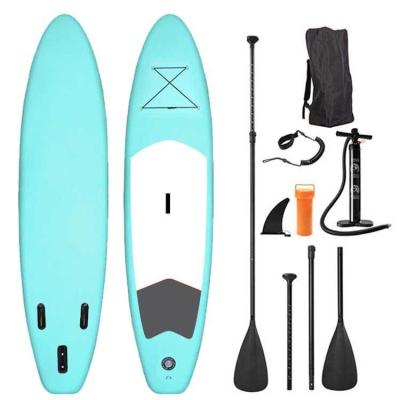 China Unisex Inflatable Stand Up Paddle Portable SUP Inflatable Surfboard Surfboard Packing Paddle for sale