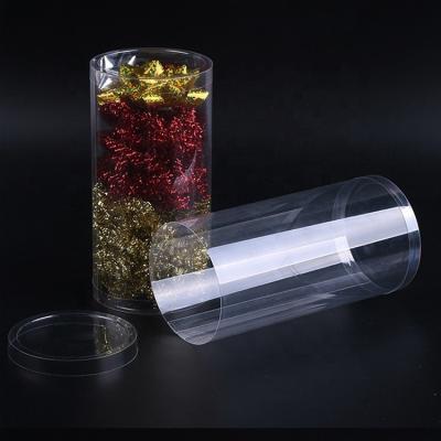 China Recycled Materials Custom Plastic Tube Packaging , Clear PVC Tube Cylinder for sale