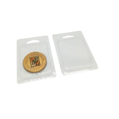 China Wholesale Disposable Clear Coin Collectiable Clamshell Blister Packckaging For Coin for sale