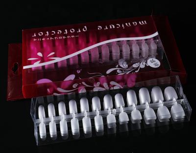 China Recycled Clear Transparent Fake Materials Nail Packaging Tray for sale