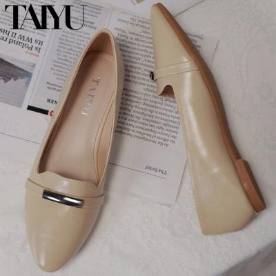 China Hot Selling Flat Plus Size Women's Flat Slip On Women's Flats-Shoes Elegant Work Shoes for sale