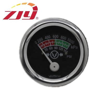 中国 High Quality Veethree Series OEM 1W0705 Indicator Oil Pressure Gauge for Excavator 52mm 販売のため