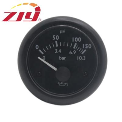 中国 High Quality VDO Series Oil Pressure Gauge 0-150PSI or 0-10.3bar 24Volts BLACK 52mm 販売のため