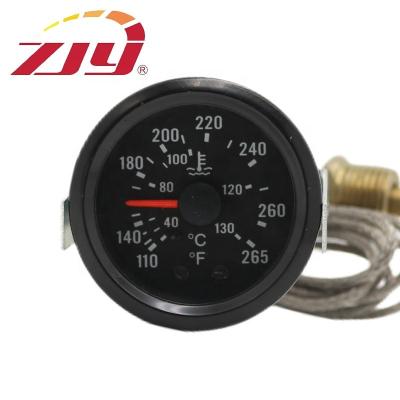 中国 High Quality Water Temperature Gauge Kit With Sensor Black Dial Clear Lens For Car TRUCK 52mm 販売のため