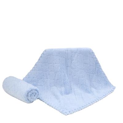 China High Quality Universal QUICK DRY Kitchen Cleaning Scarf Hand Towel Solid Color Microfiber Square Towel for sale