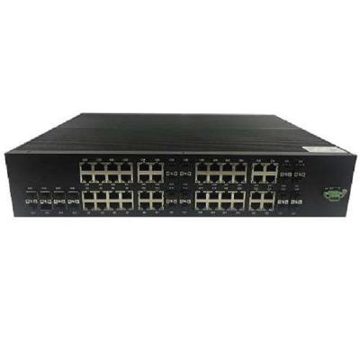 China LACP CCTV System Layer 3 Core Managed 24 FULL Ports 4 SFP Optical Ports Gigabit POE Ethernet Switches for sale