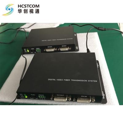 China 4K DVI optical transceiver with loop RS232 4K DVI with loop and RS232 optical fiber transceiver HC3611K-T/R for sale