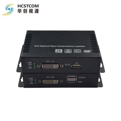 China Digital 4K DVI to Optical Converter for Remote Display HC3622K-T/R for sale