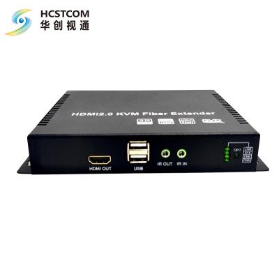 China 4K60Hz HD fiber supplement with RS232, IR, USB HC3511K-T/R for sale