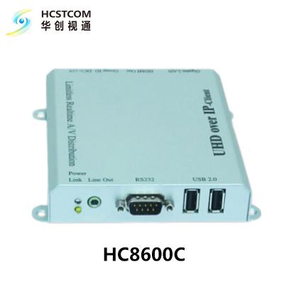 China fiber transmitter data fiber optic converter data 4k+RS232 data to fiber or 1000M LAN Port HC8600 series for sale