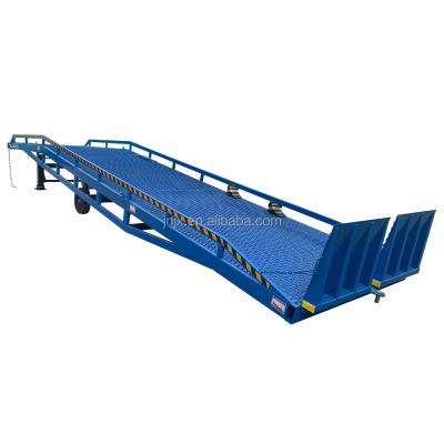 China Easy Operation Safety Convenience JUXIN Mobile Container Dock Truck Loading Dock Ramps For Forklift for sale