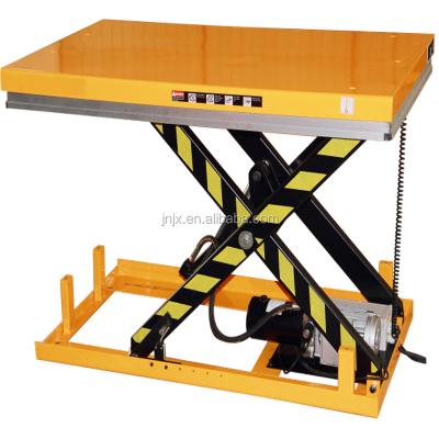 China Workshop JUXIN- fixed tables hydraulic heavy duty stationary scissor lift table platform for sale