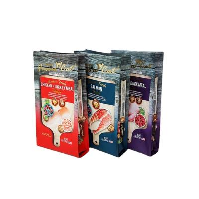 China Flexible pattern four-side transparent coffee packing bag with zipper for sale