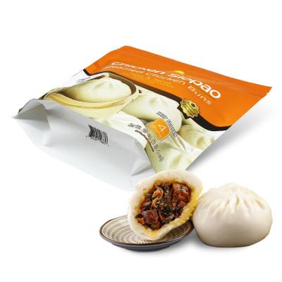 China Eco Friendly Food Packaging Bag With Zipper Insulated Bag For Frozen Food Steam Food Bun Steamer Hamburger Bun Slicer for sale