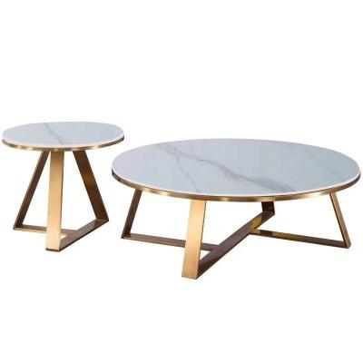 China (Height)Adjustable Gold/Black/White/Grey/Marble Nordic Coffee Table Side Table For Living Room for sale