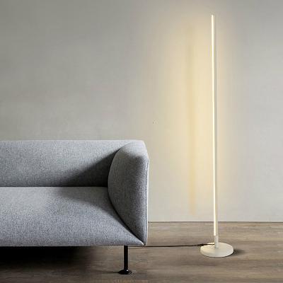 China Modern Bedroom Living Room Arc Shape Floor Lamp Dimmable White RGB LED Nordic Modern Standing Floor Lamp for sale