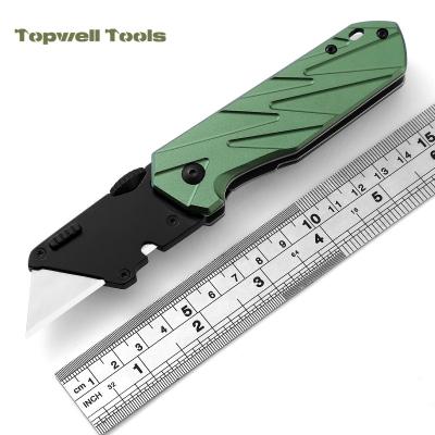 China Competitive Price New Arrival Folding Design EDC Folding Box Utility Cutter Blades Utility Knife for sale