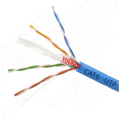 China Hot Selling Telecommunication LAN Cables Cat 6 Cable Max Length for sale