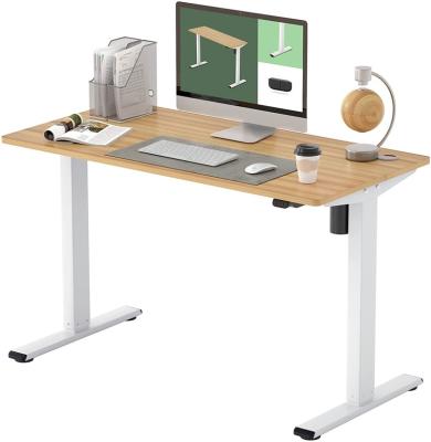 China Factory Direct Sales Height Adjustable (Height) Desk Electric Sit Stand Desk With Splice Panel Home Office Desks for sale