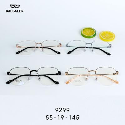 China High quality anti-blue light glasses. Pure Titanium Optical Glasses Frames Women Anti Blue Computer Eyeglasses Spectacle Gafas for sale