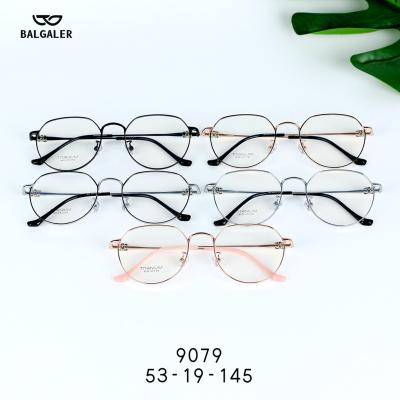 China High quality anti-blue light glasses. 2022 Newest Women Pure Titanium Optical Glasses Frame Computer Glasses Blue Light Blocking Anti Ray Optical Glasses for sale