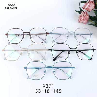 China High quality anti-blue light glasses. Retro Pure Titanium Full Frame Eye Glasses Frame Ultralight Women Men Optical Computer Eyewear Eyeglasses Glasses for sale