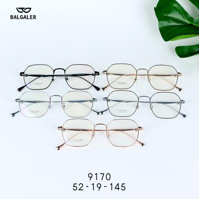 China High quality anti-blue light glasses. Pure Titanium Progressive Spectacles Optics Frame Glasses Prescription Men Myopia Eyeglasses Frames Women for sale