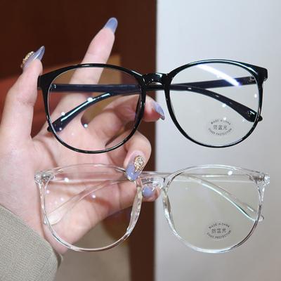 China High quality anti-blue light PC glasses. Women Men Anti Blue Light Transparent Computer Glasses Frame Round Eyewear Blocking Glasses Optical Spectacle Eyeglass for sale