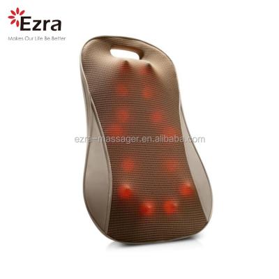 China Xiamen Comfort Multifunctional Radio 3D Shiatsu Electric Infrared Body Care Massage Cushion for sale