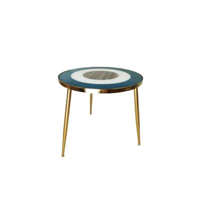 China Mailbox package coffee table bedroom furniture coffee table Nordic gold modern side table for sale