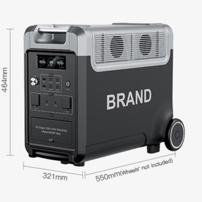 China Type C portable power station ENcafe ENY-3600 110V/220V 3600W, 3840WH expandable up to 11520WH, UPS, two-way fast charging, LIfePo4 for sale