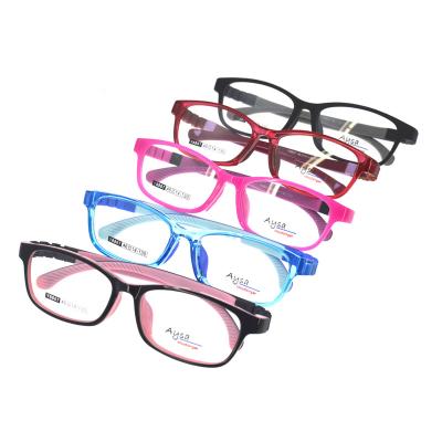 China Trendy 2021 most popular optical sight glass fashion tr90 Logo Baby Kids Eyeglass Flexible Custom Made With Spring Hinge Ready Goods for sale