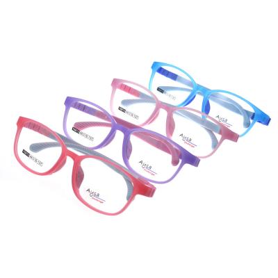 China Wholesale TR 90 Fashionable Matching New Kids Silicone Optical Frame Wholesale TR 90 Running Eyewear For Baby Boy And Girl for sale