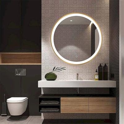 China Eco-friendly Water Proof Modern Home Hotel Led Vanity Light Wall Mount Bathroom Vanity Custom Floating Mirror Cabinet Vanity With Lights mirror for sale