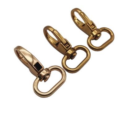 China Customized High Quality Bag Accessories Handbag Hardware Lobster Clasps Snap Metal Snap Solid Brass Hooks For Bags for sale