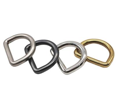 China Customized Customized Bag Purse Hardware Accessories Buckle Ring Metal Stainless Steel D Clips Wholesale for sale