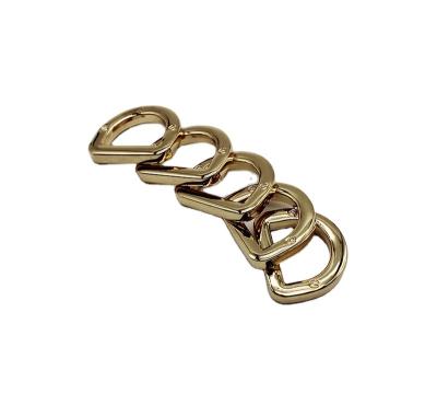 China Popular RTS 2020 Metal D-ring Bag Strap Buckle And Bag Handle Connect Ring for sale