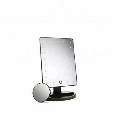 China LED Flashing Light LED Mirror Music Soft Light Cosmetic BT Speaker For Amazon for sale