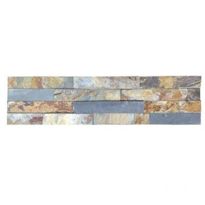 China Wholesale 60x15 Rustic Rustic External Wall Slate Stone Wall Cladding Decorative Stone With Low Price for sale