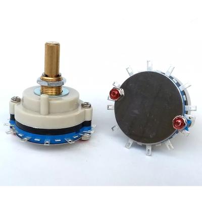 China 1PC Socket 1 Layer 1 Pole 6 Stages ROTARY SWITCH Attenuator Pot Potentiometer DIY Volume Control for sale