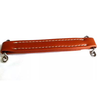 China Leather (No Leather Cow) Orange Color 1PC Leather Grip For Fend Guitar Amplifier for sale