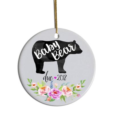 China Customization Ornaments Leadsub Christmas Ornaments Sublimation Hanging Ornament For Christmas Gift for sale